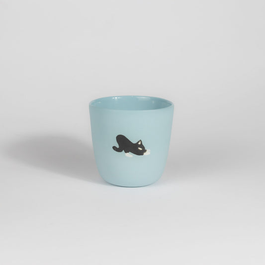 Black Tiger Medium Cup Sky Blue