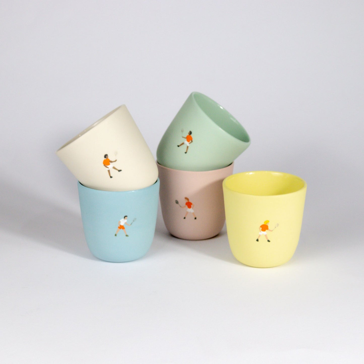 Tennis Medium Cup Pink