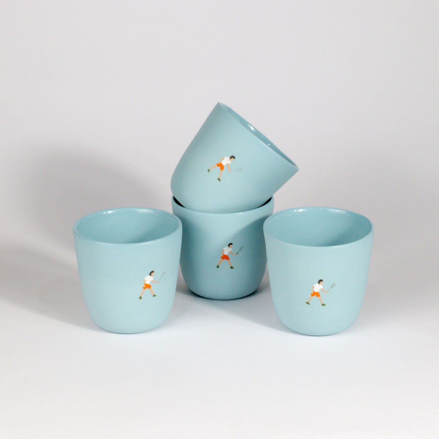 Tennis Medium Cup Sky Blue