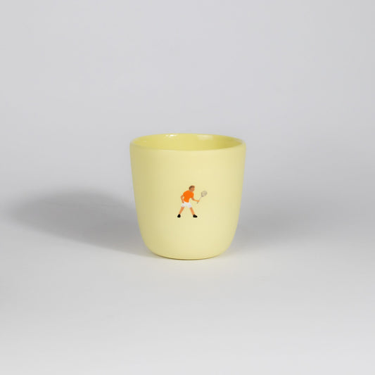 Tennis Medium Cup Yellow