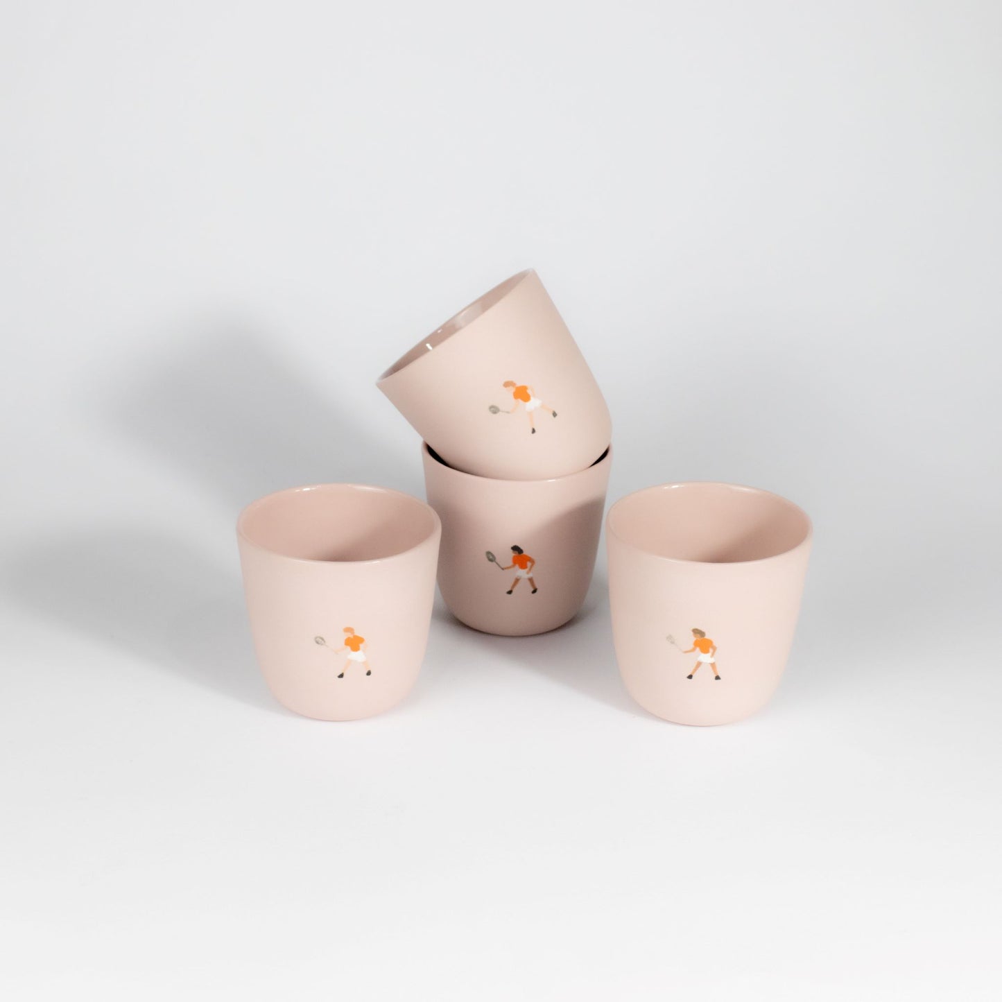 Tennis Medium Cup Pink