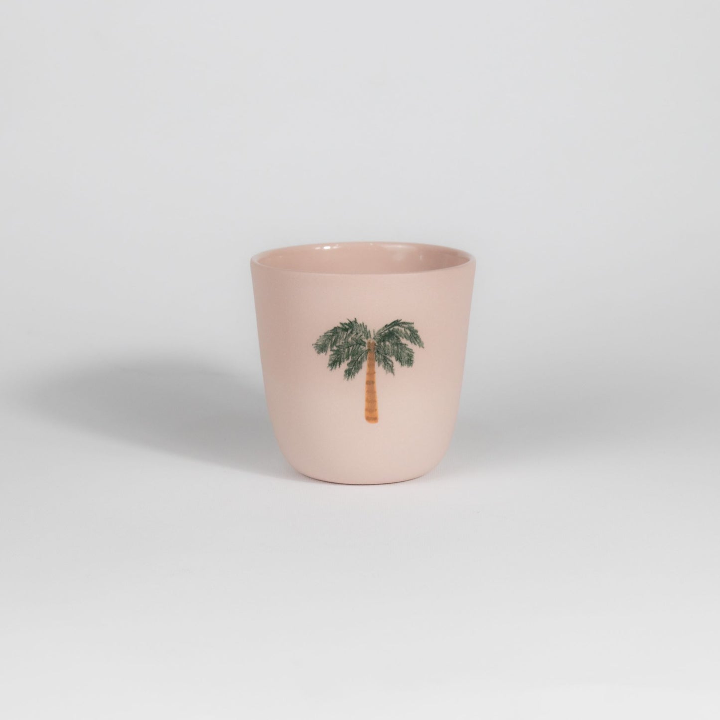 Palm Tree Medium Cup Pink
