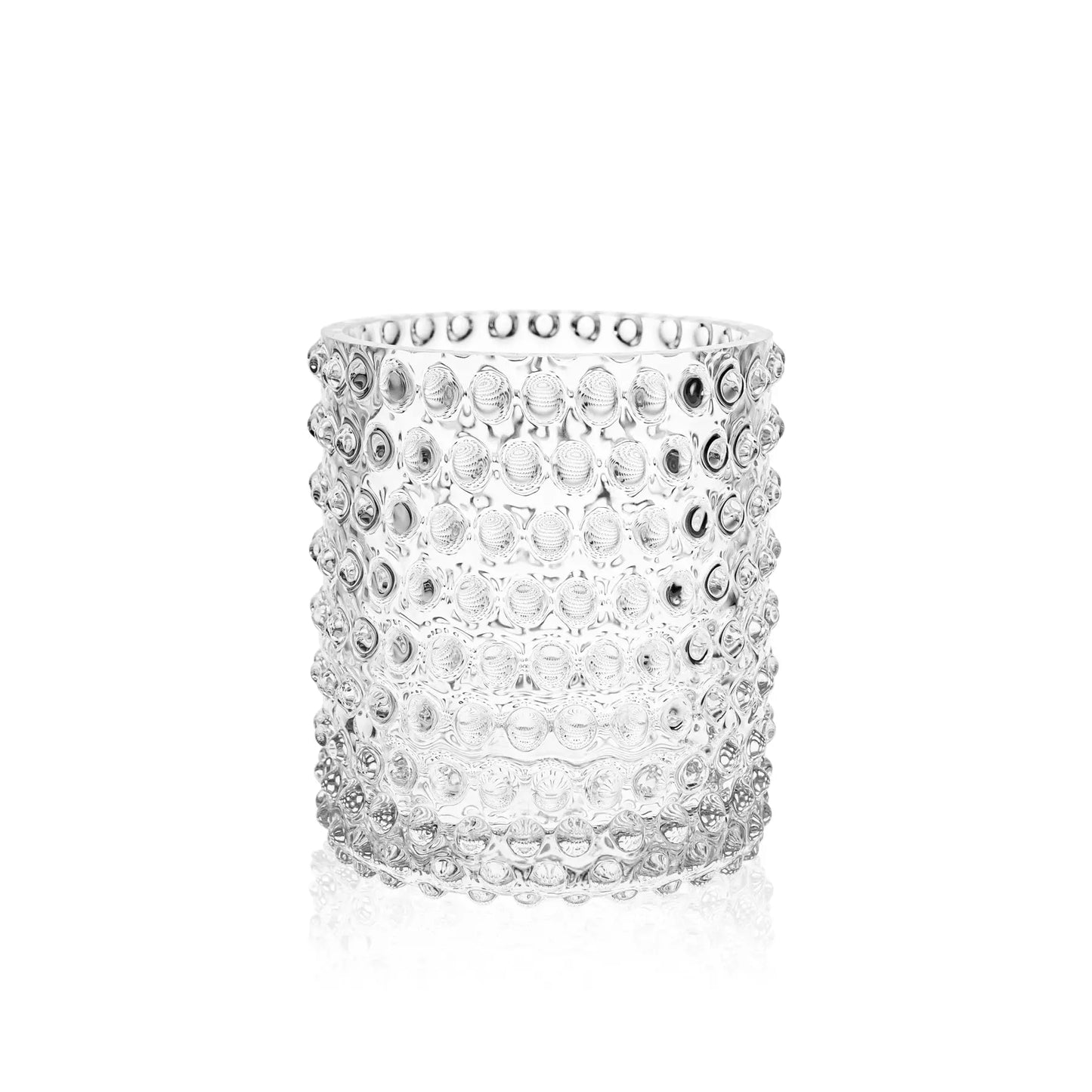 Clear Hobnail Candle Holder Large - Pieces SA