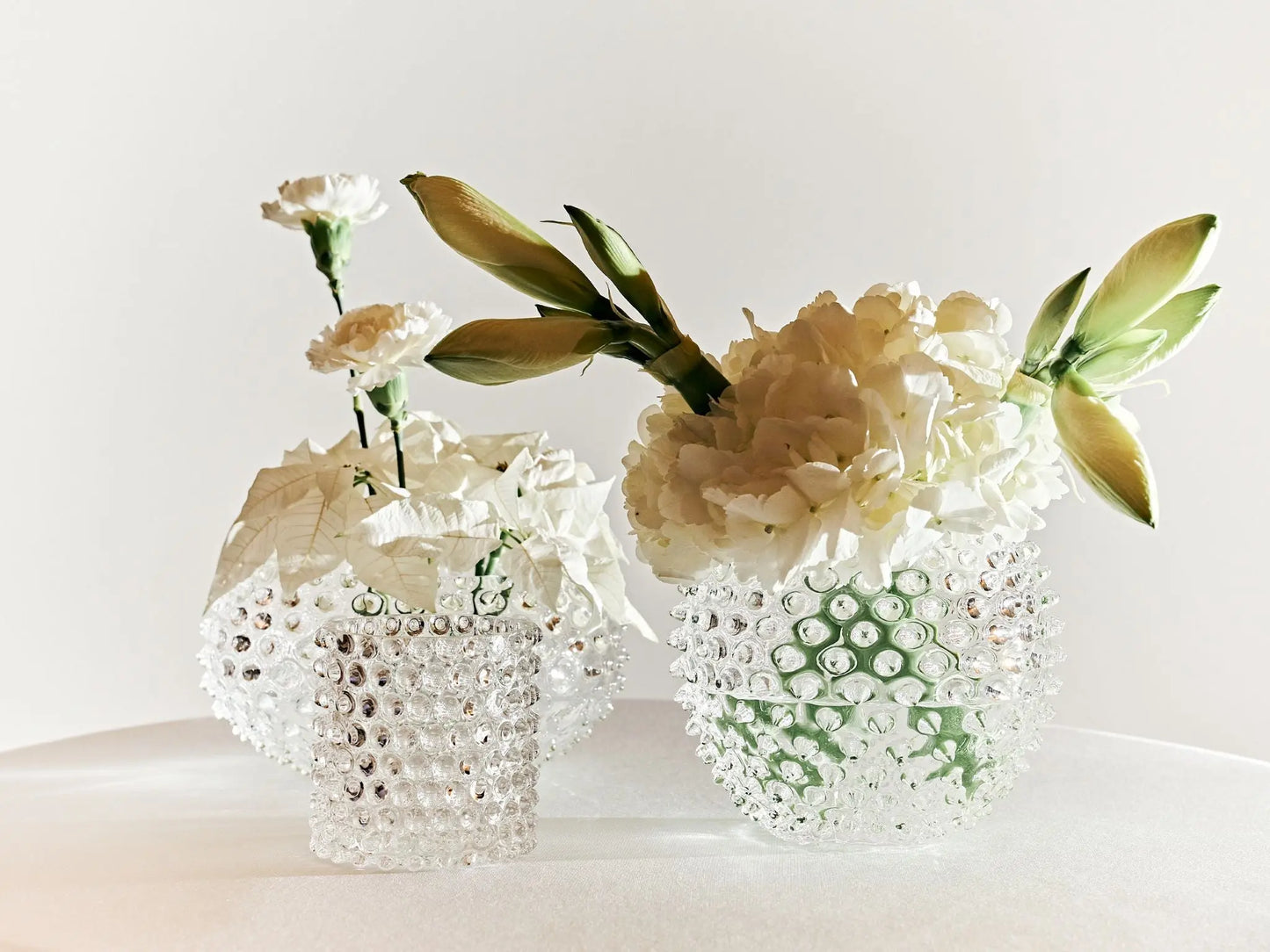 Clear Hobnail Candle Holder Small - Pieces SA