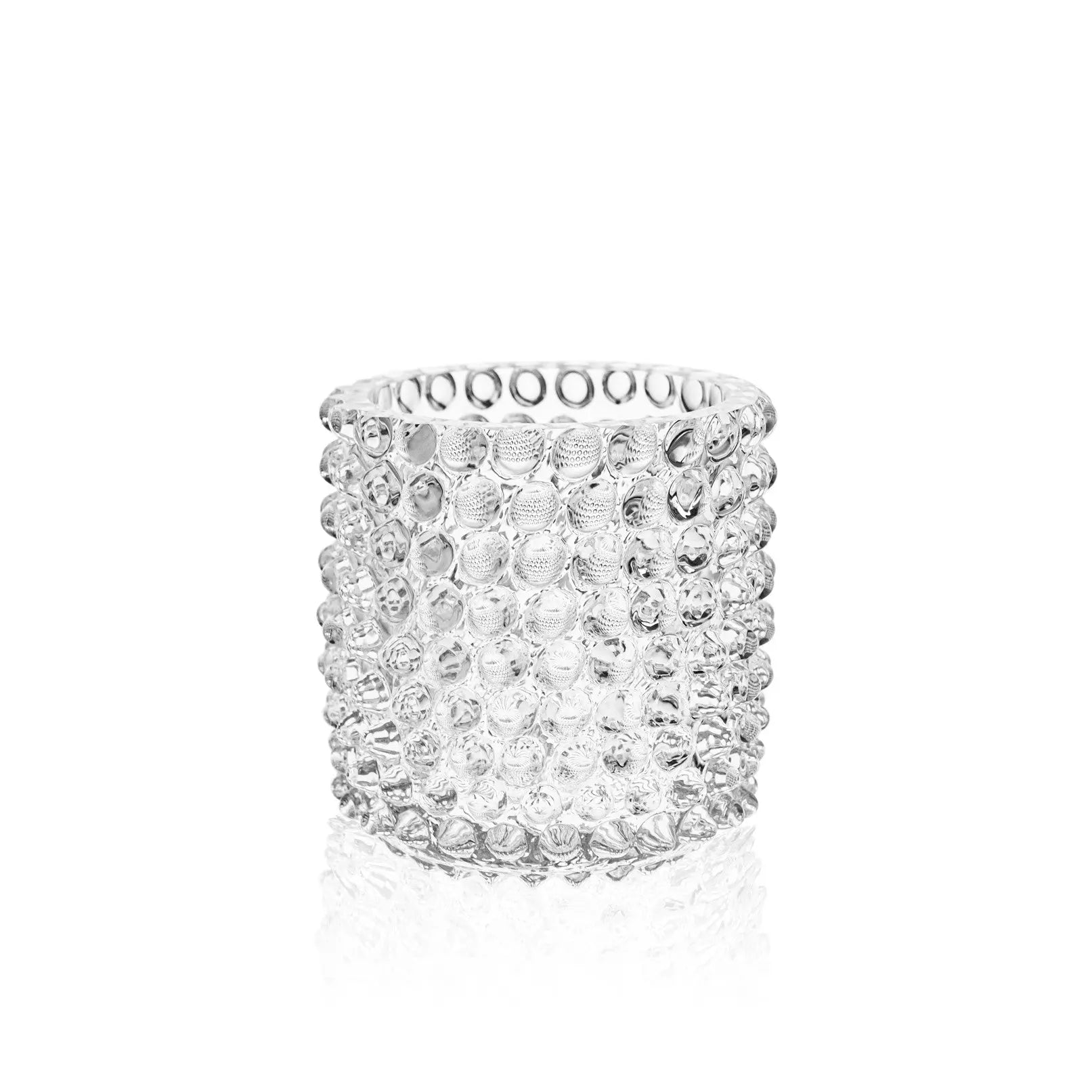 Clear Hobnail Candle Holder Small - Pieces SA