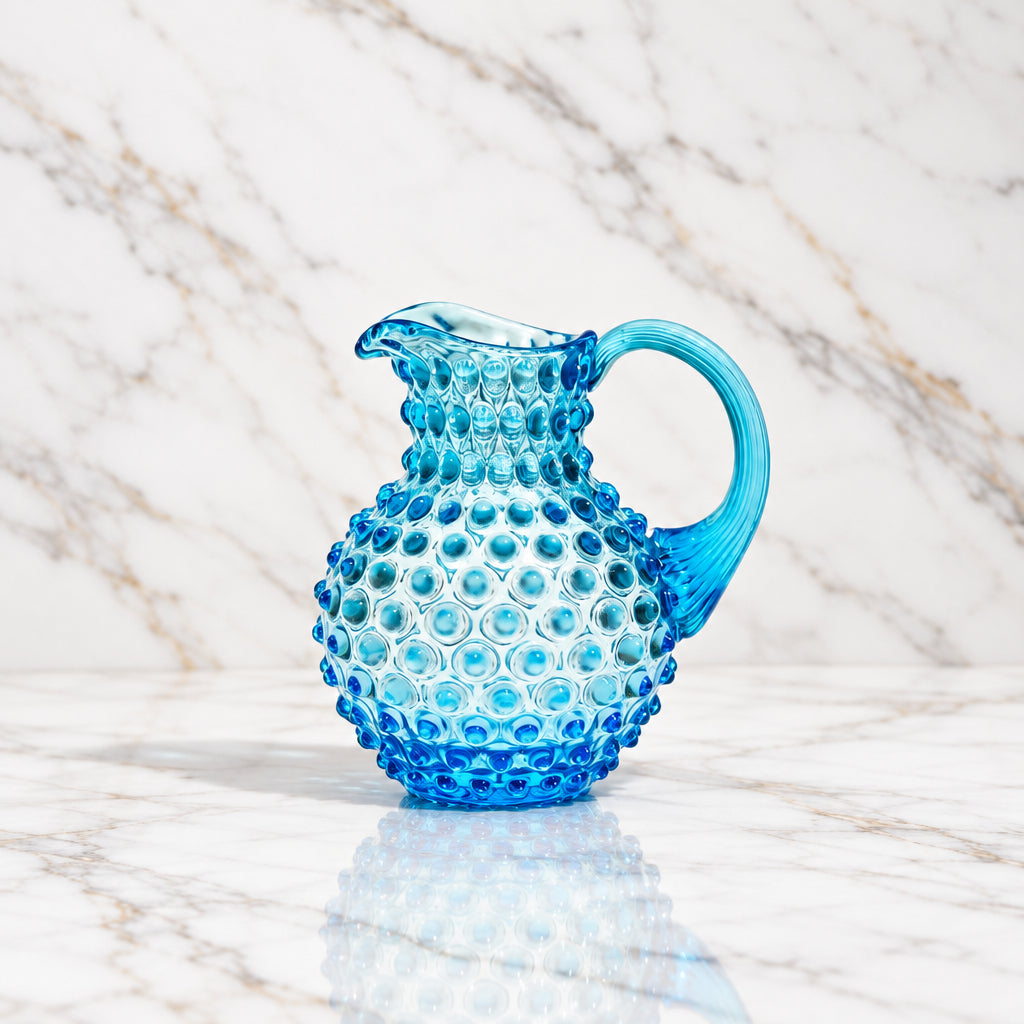 Azure Hobnail Jug 1L
