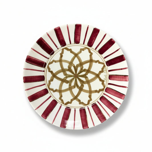 Presentation Plate Mida Gold Ceramic