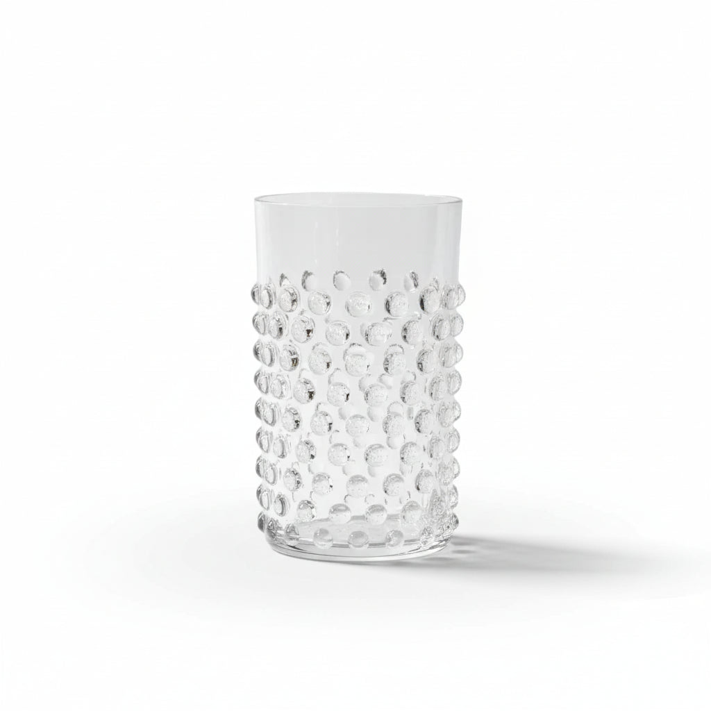 Hobnail Tumblers Crystal Clear Set of 6