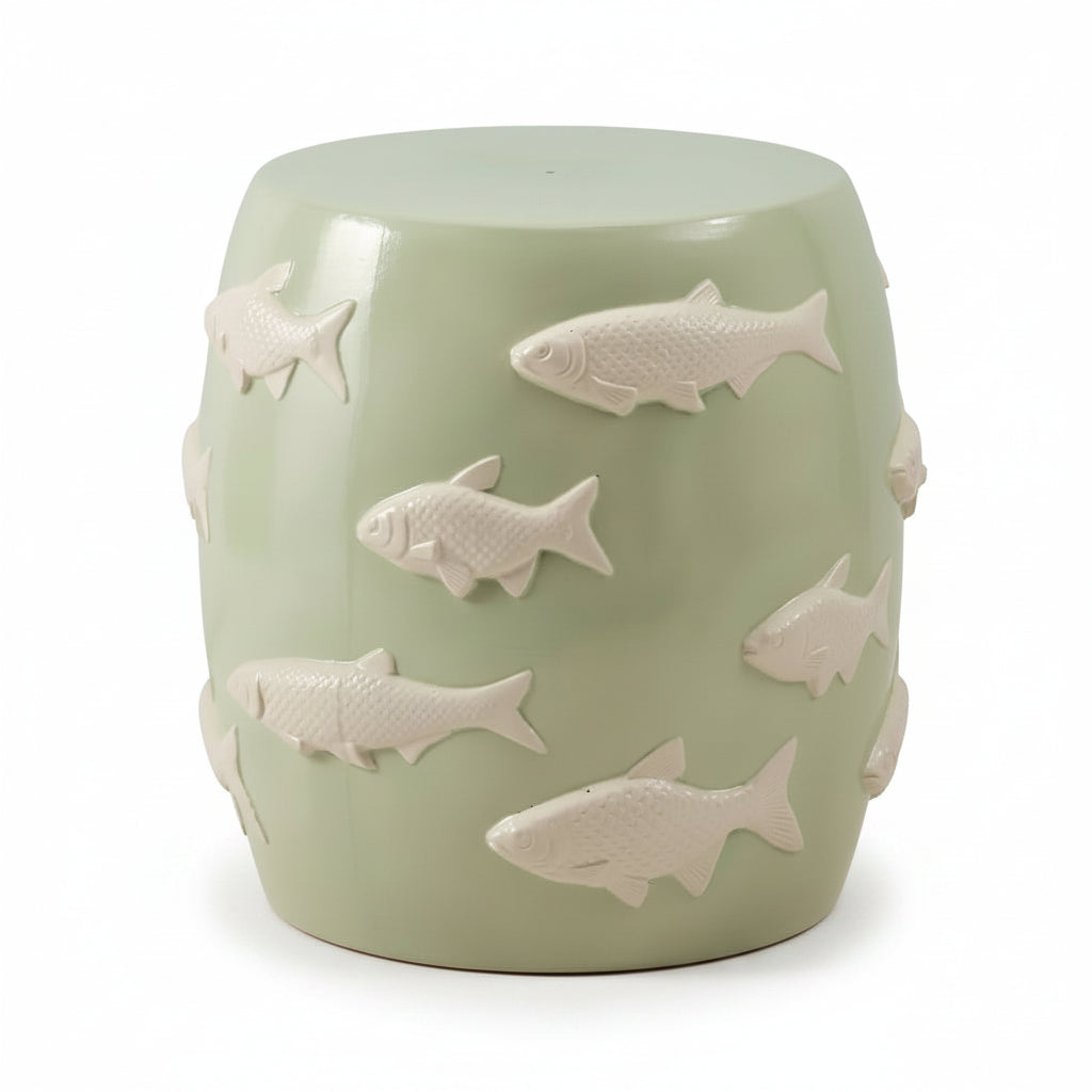 Fishes Stool Green Design