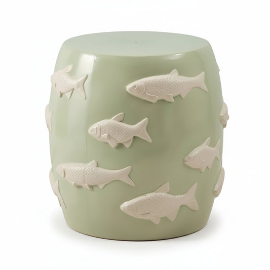 Fishes Stool Green Design