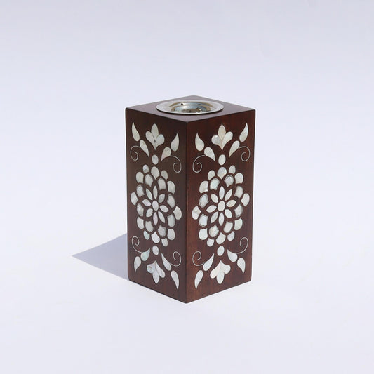 Mubkhar Sadaf Floral Engraved