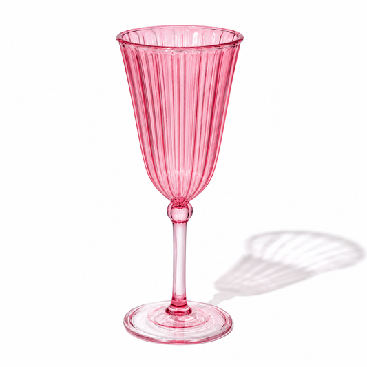 Pink Gratitude Glasses Set of 6