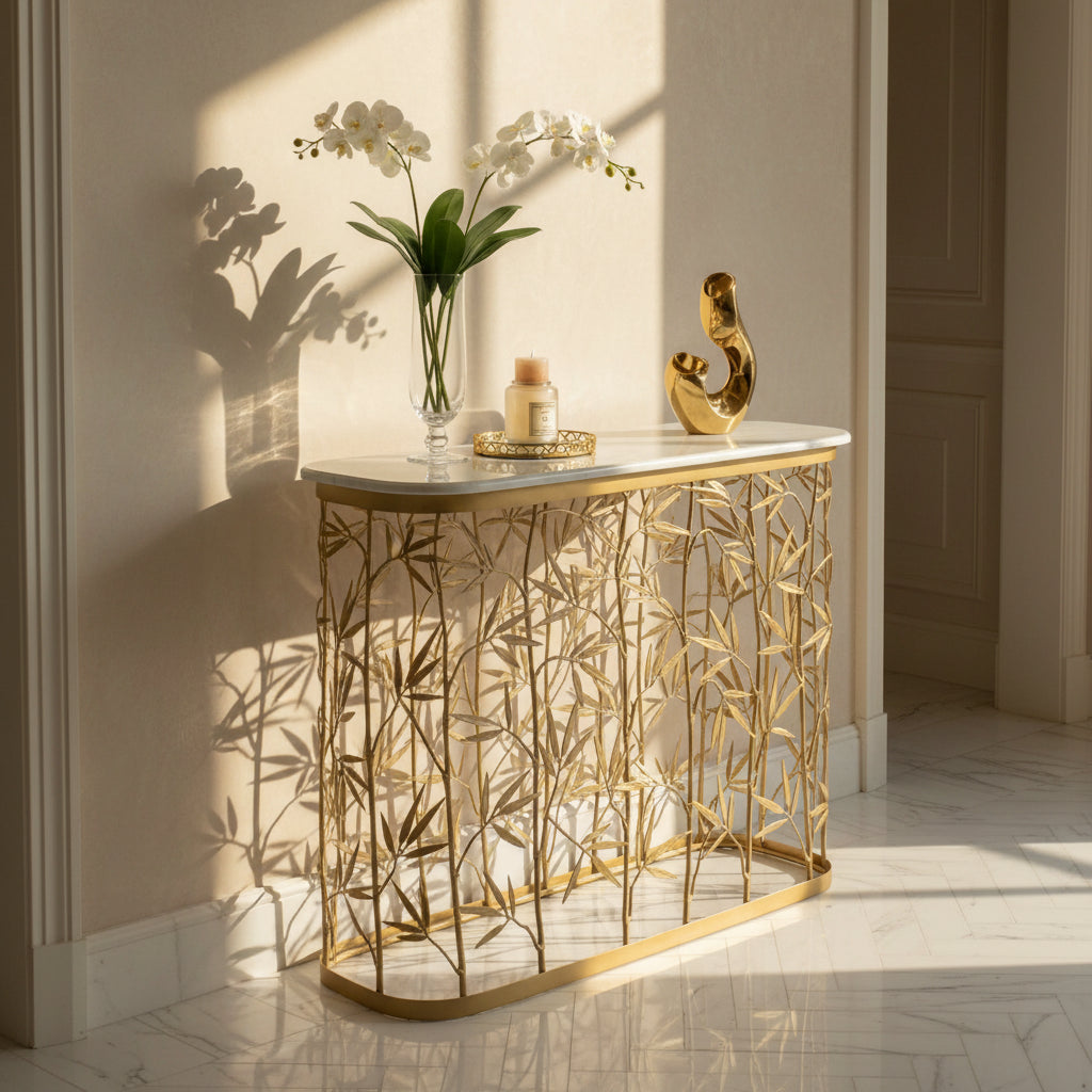 Console Bamboo Gold