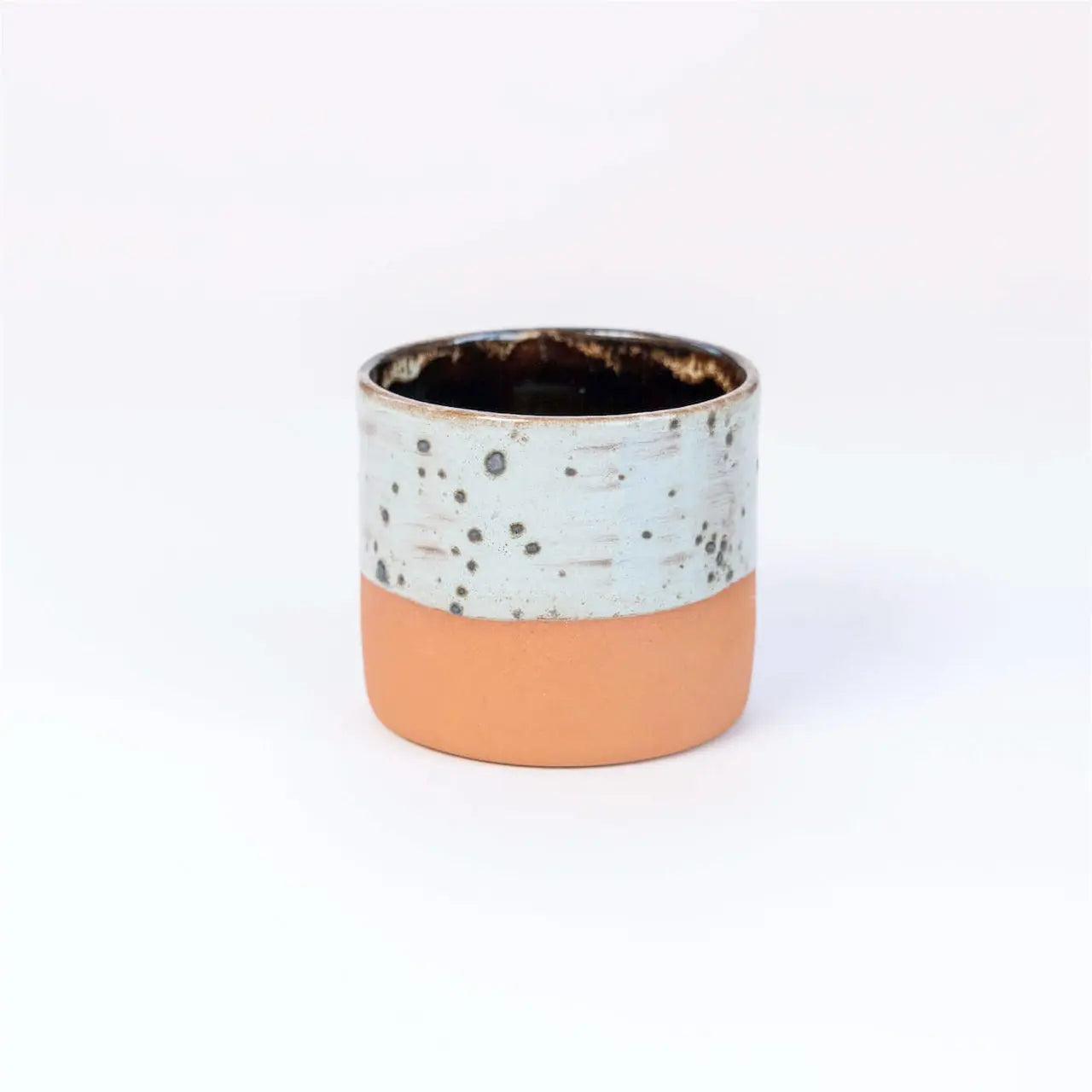 Clay Cup with Burnt Green Small - Pieces SA