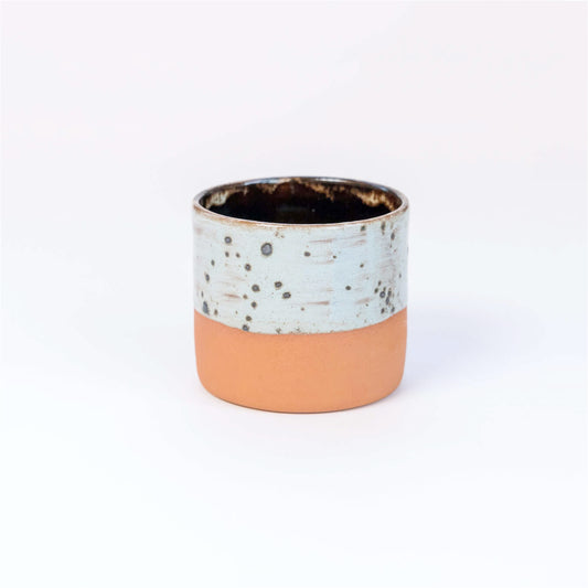 Clay Cup with Burnt Green Small - Pieces SA