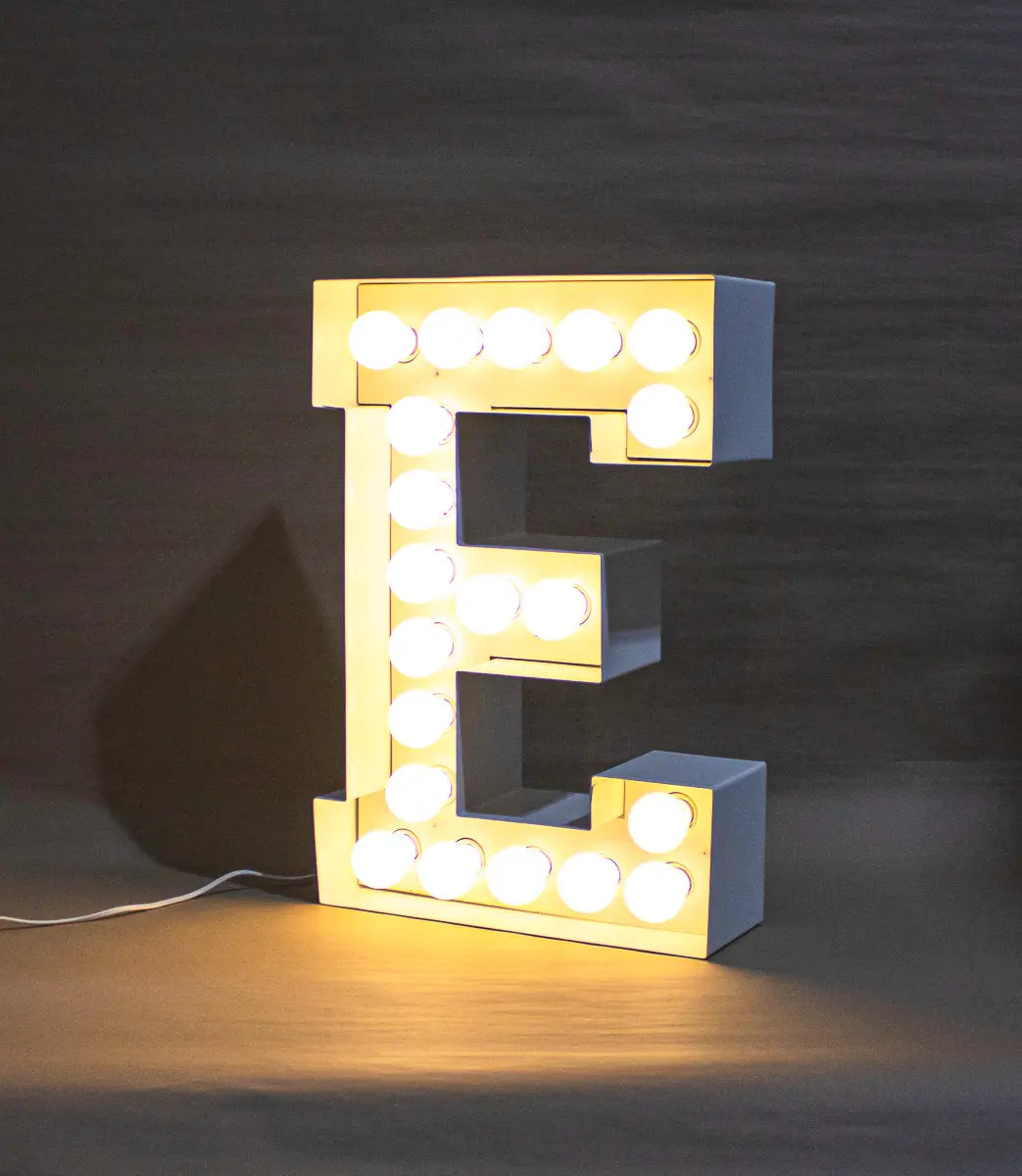 Vegaz Metal Letter E - Pieces SA