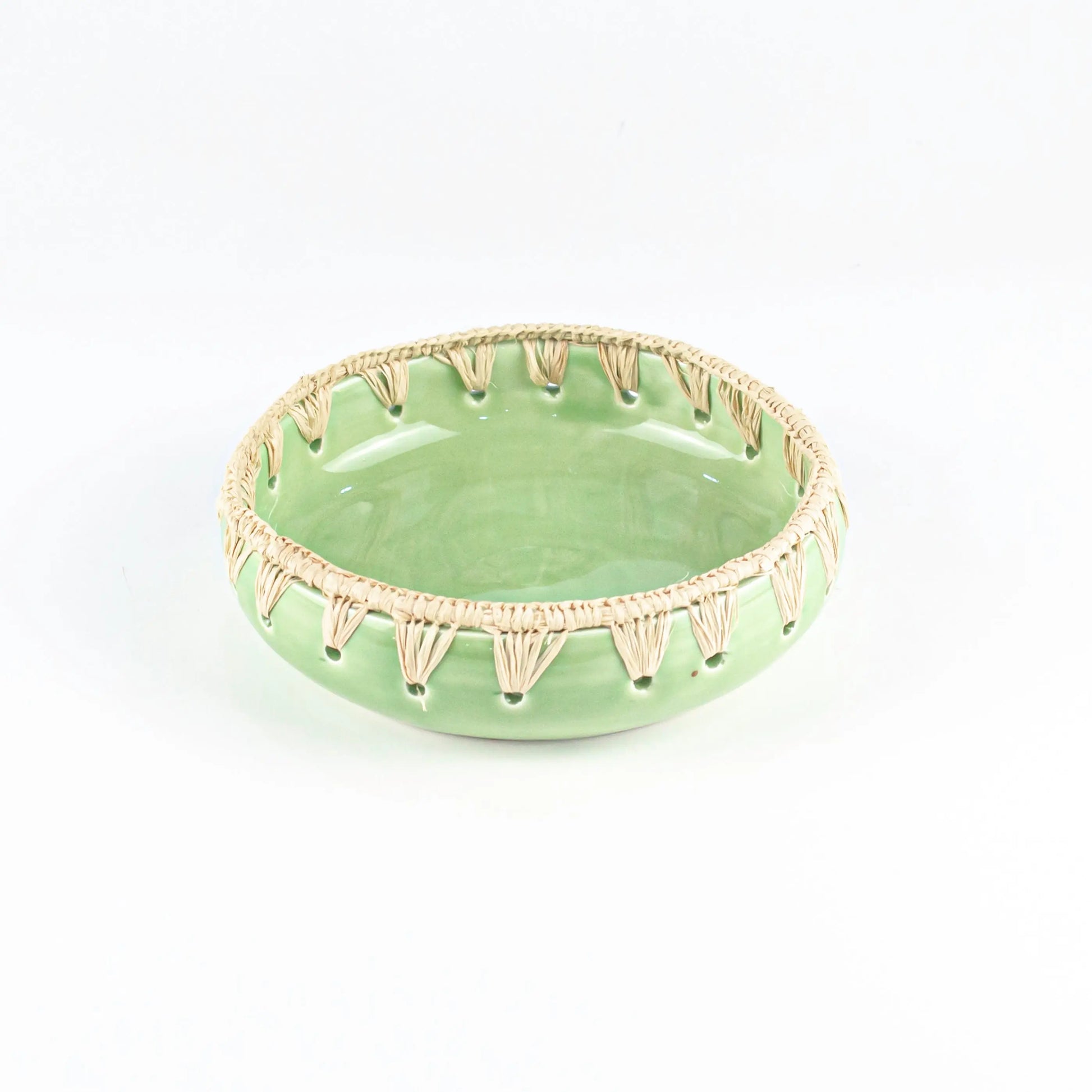 Raffia Ramekin Big Celadon - Pieces SA