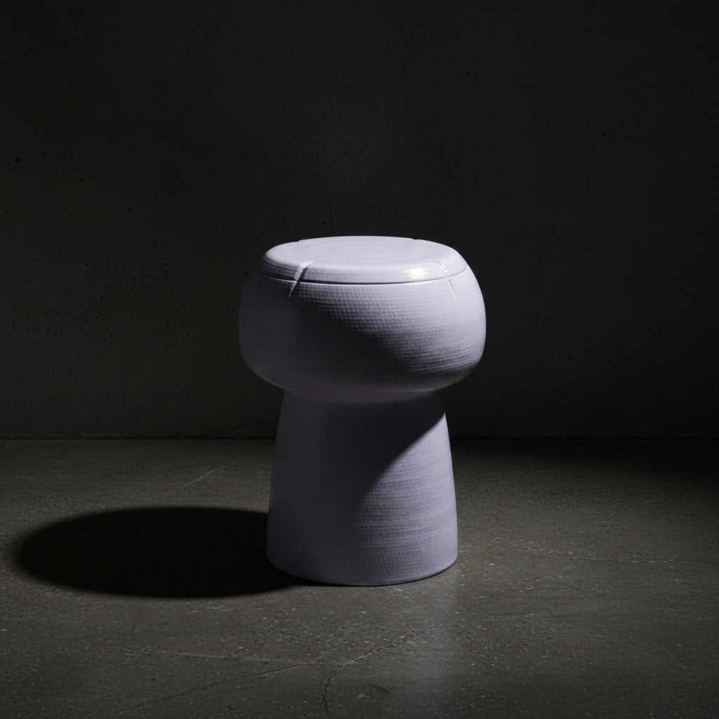 Hammered Stool with Unique Design