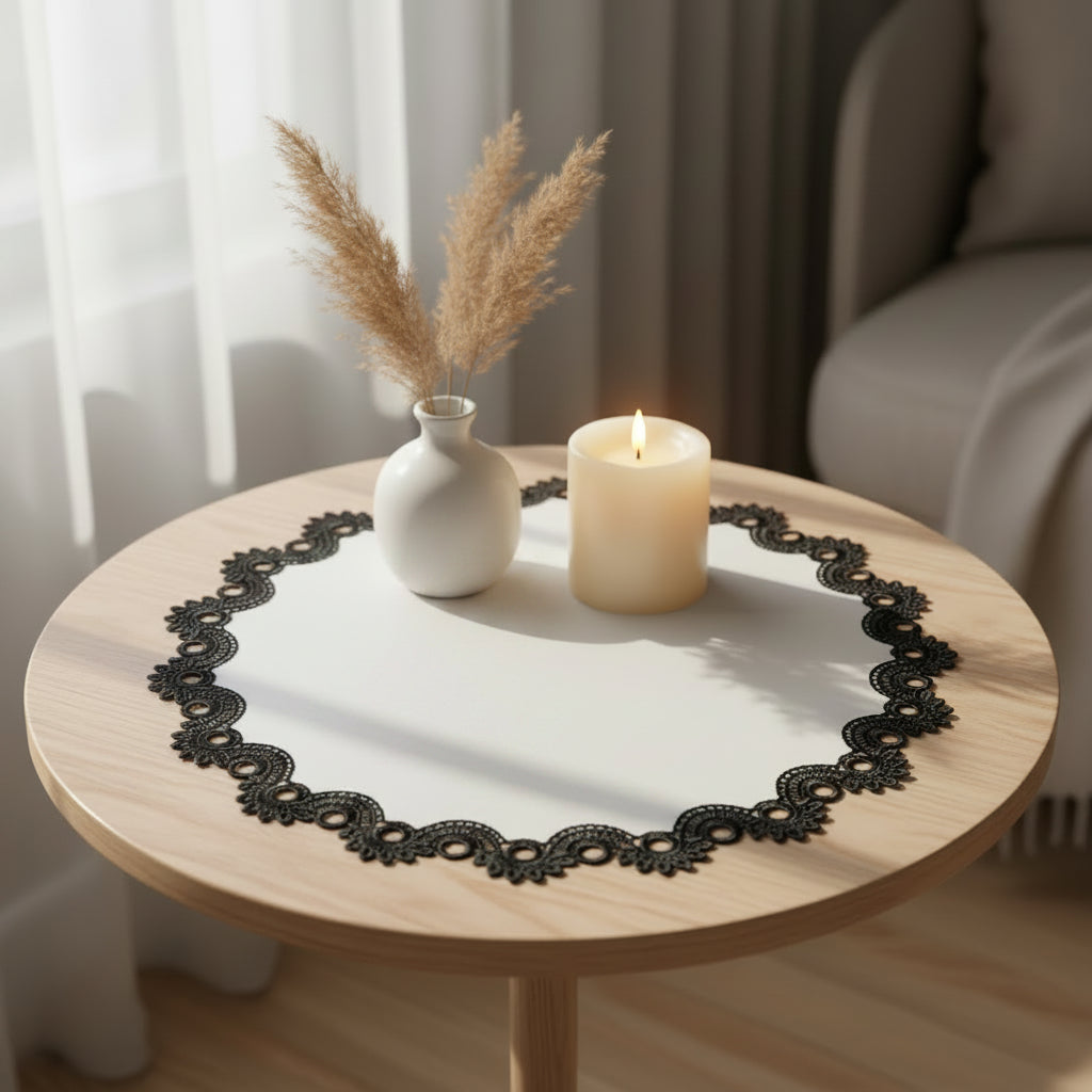 Elizabeth Placemat Black Lace