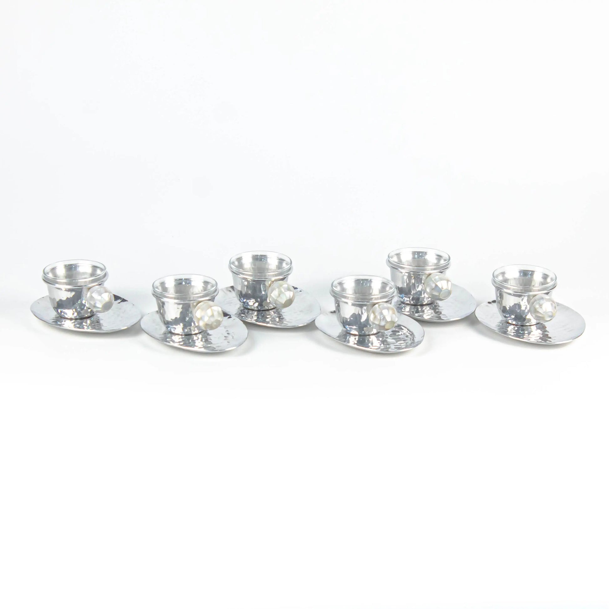 Arabic Coffee Cup Set Full Sadaf Handle - Pieces SA