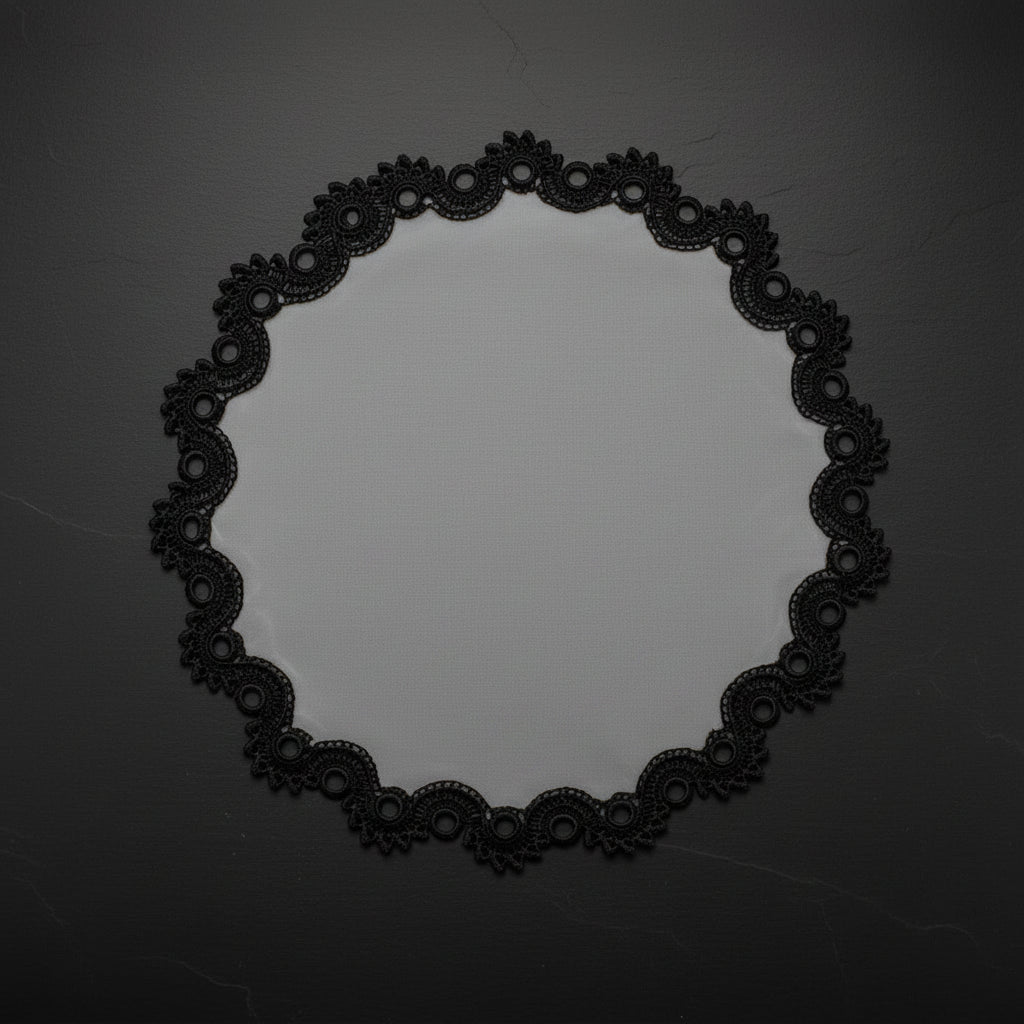 Elizabeth Placemat Black Lace