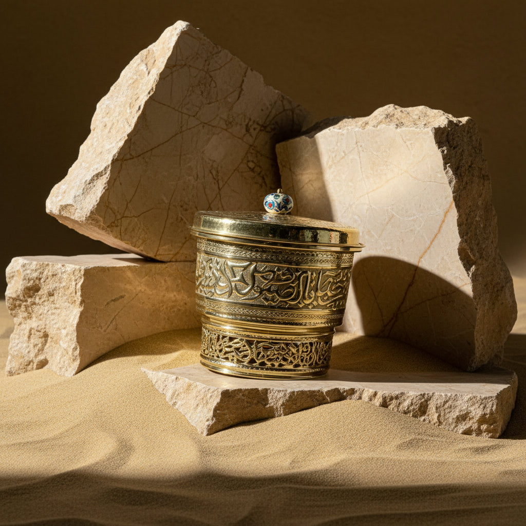 سخان نحاس ذهبي إيشاني متوسط