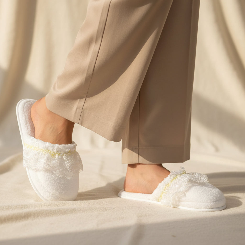Slipper Spring Ecru