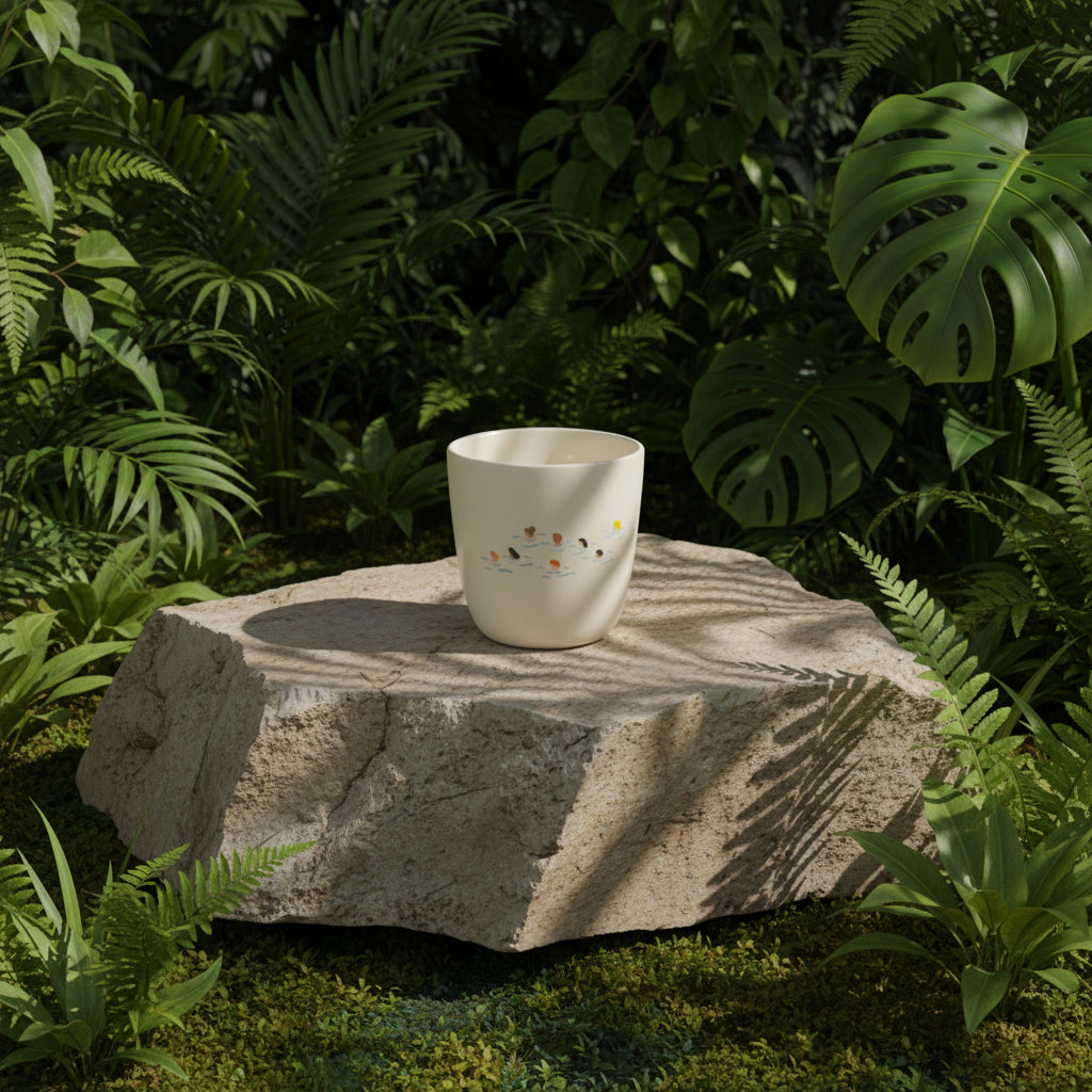 Swimmers Medium Cup Beige