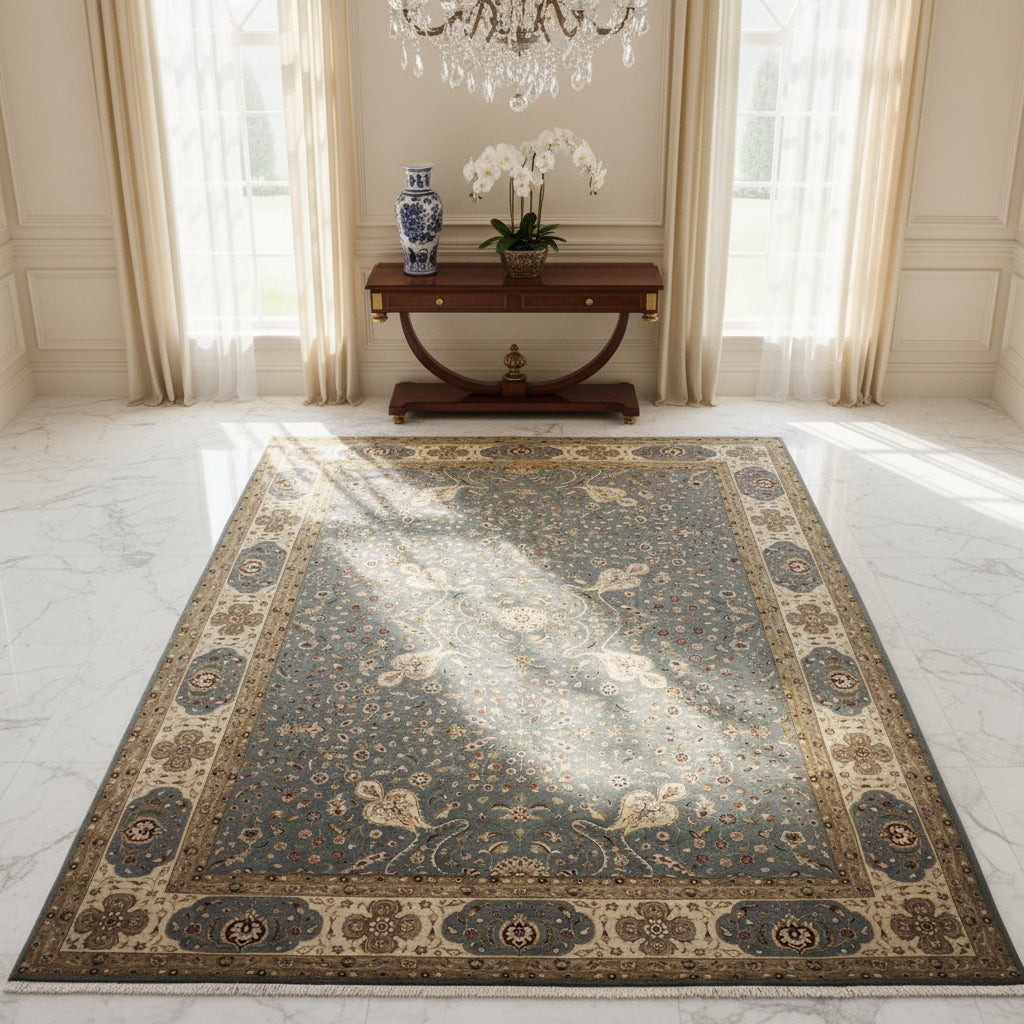 Carpet Bc2772 Light Green Beige 267X370