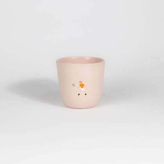 Tennis Medium Cup Pink