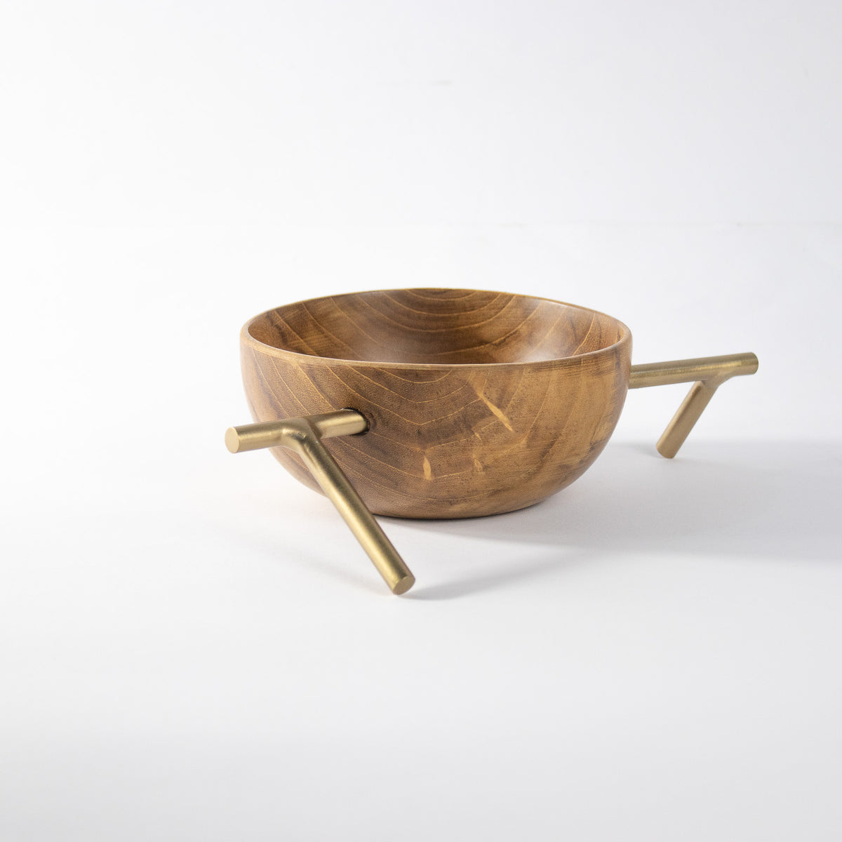 Bowl Circle on Line Crutch Red Oak