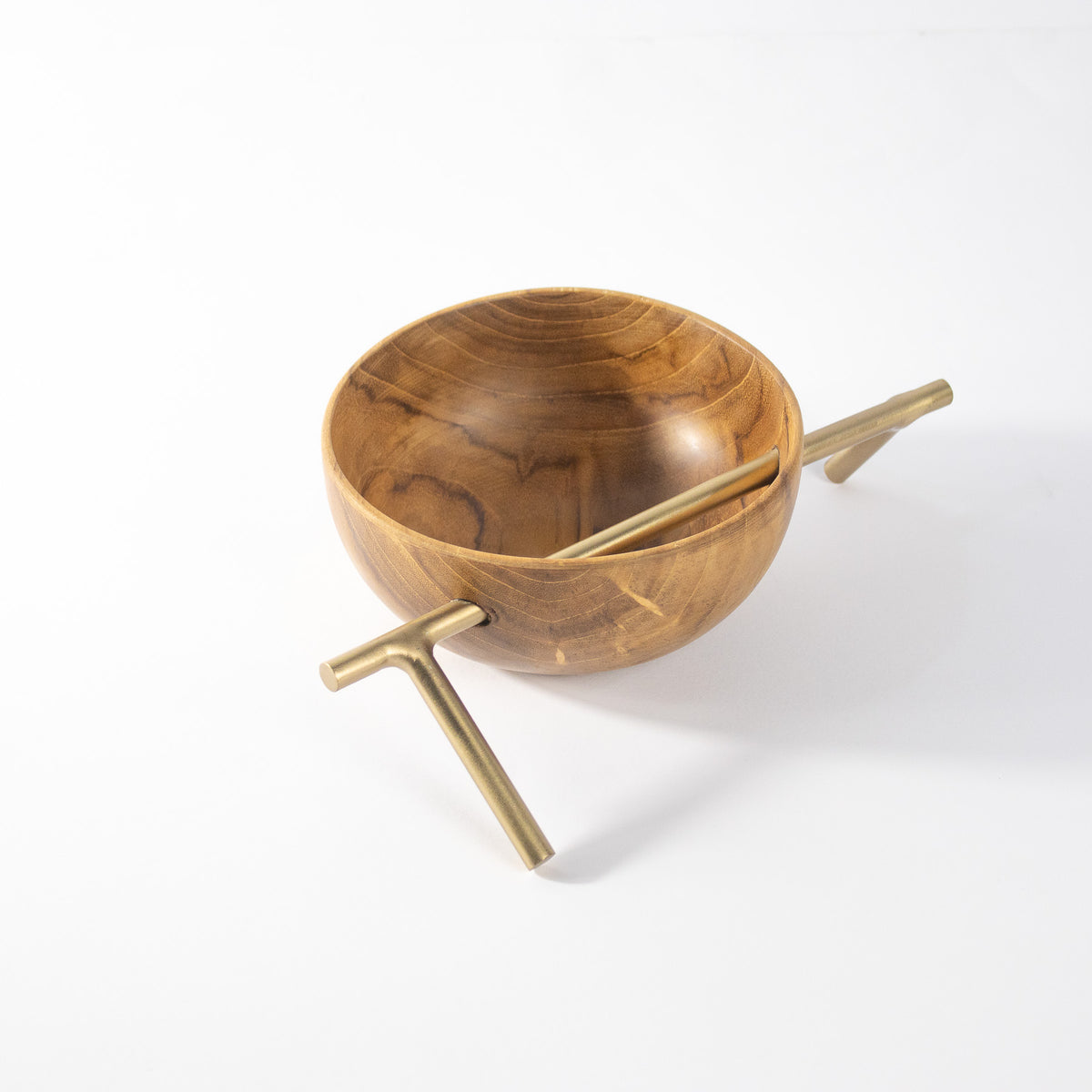 Bowl Circle on Line Crutch Red Oak
