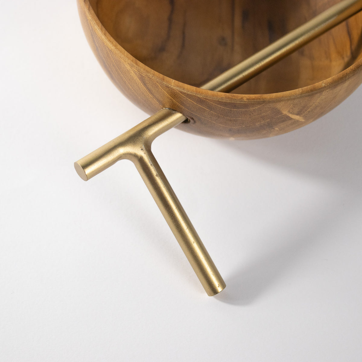 Bowl Circle on Line Crutch Red Oak