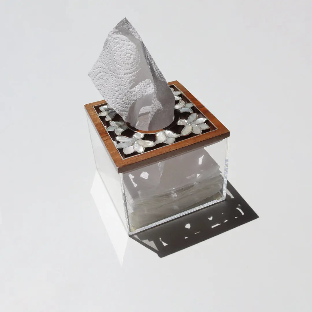 Tissue Box Square Sadaf Perforated - Pieces SA