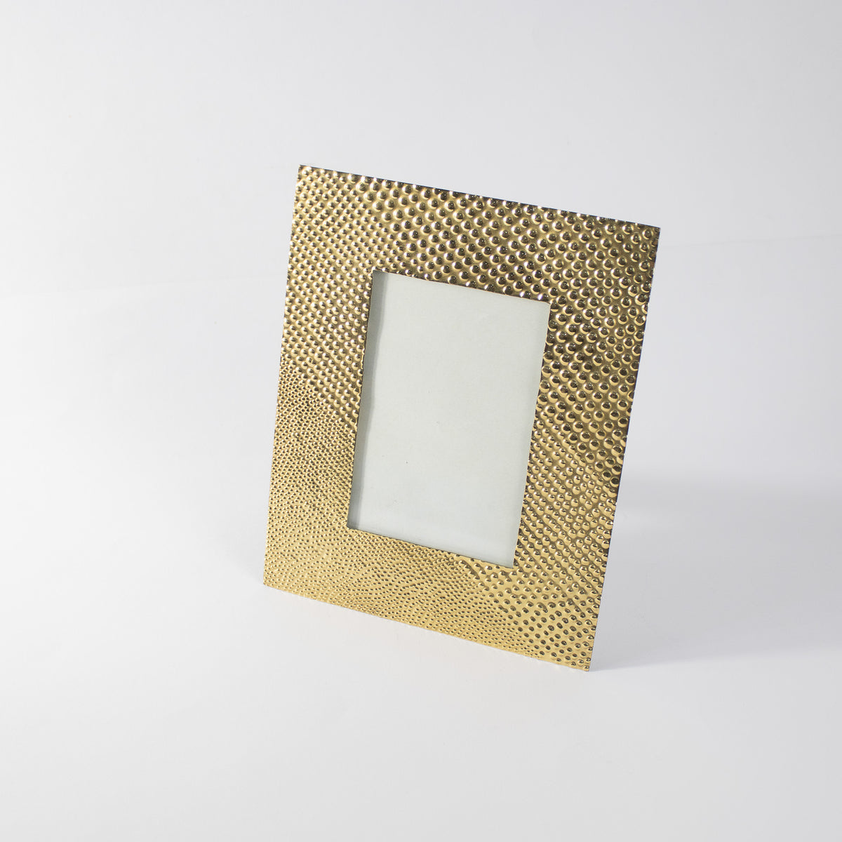 Photo Frame Dots Gold