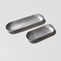 Load image into Gallery viewer, Tray Long Oval Silver Set
