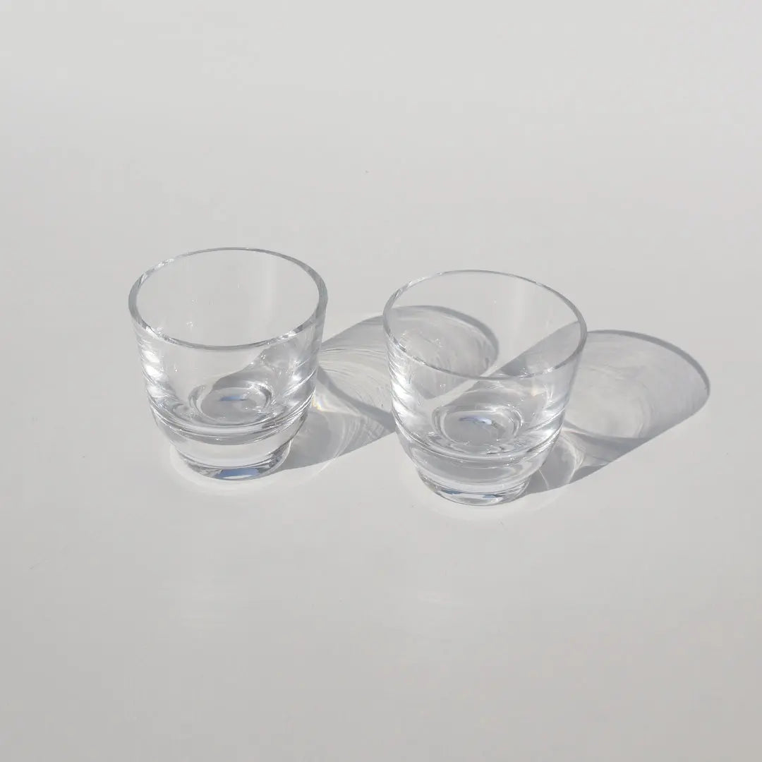 SHADOWS Espresso Glass Cup in Cloudless Clear Set of 2 - Pieces SA