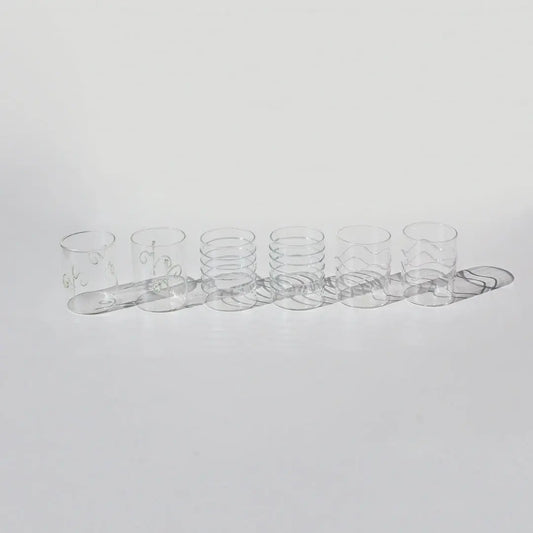 Deco Arlecchino Tumblers Assorted Set of 6