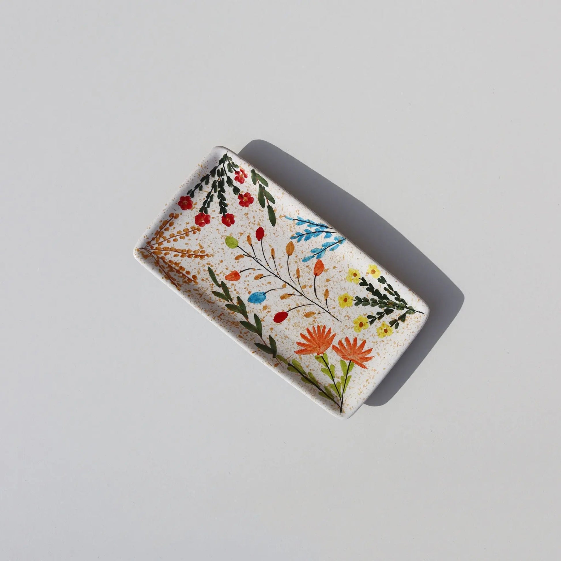 Rectangular Plate Multi Floral Awan Gallery