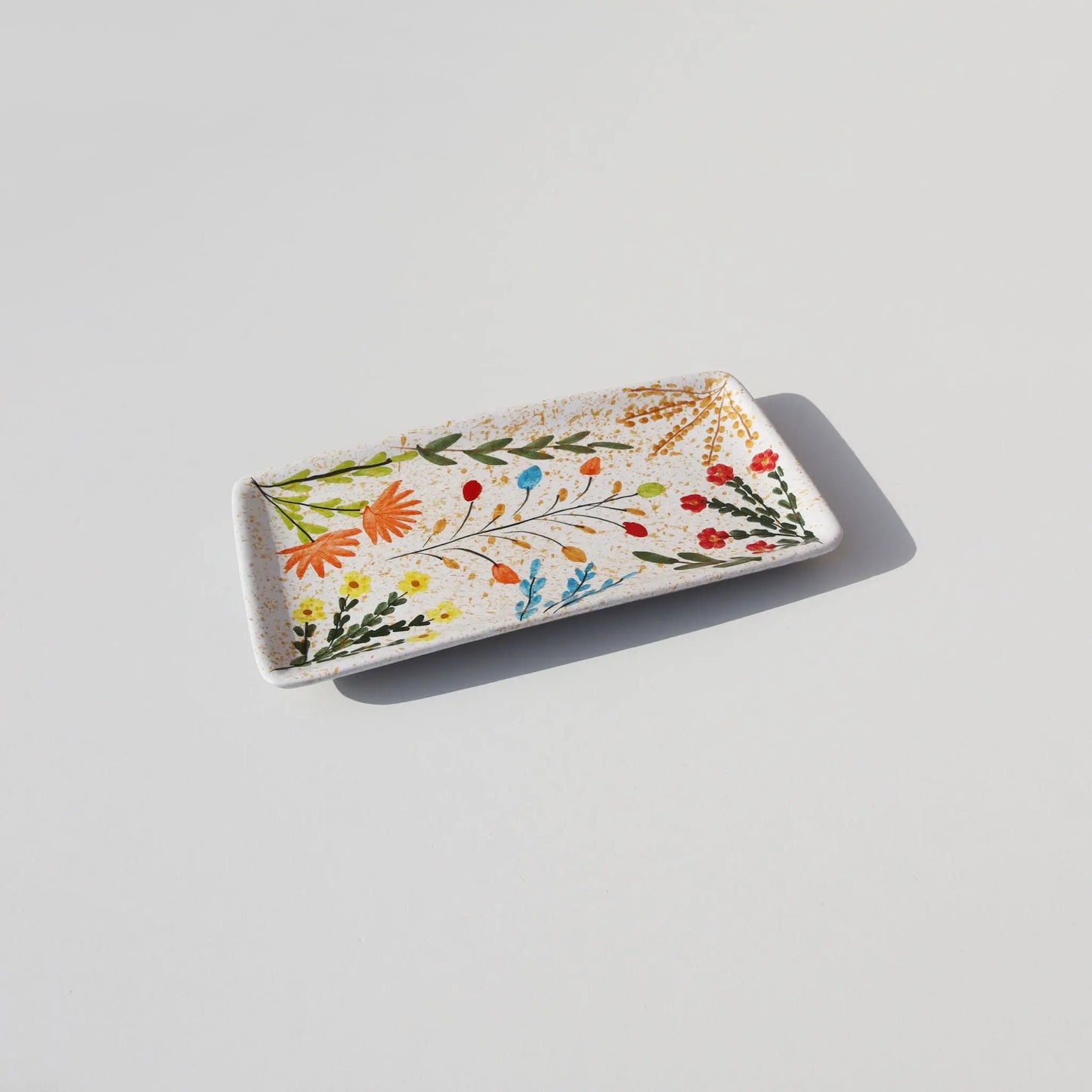 Rectangular Plate Multi Floral Awan Gallery