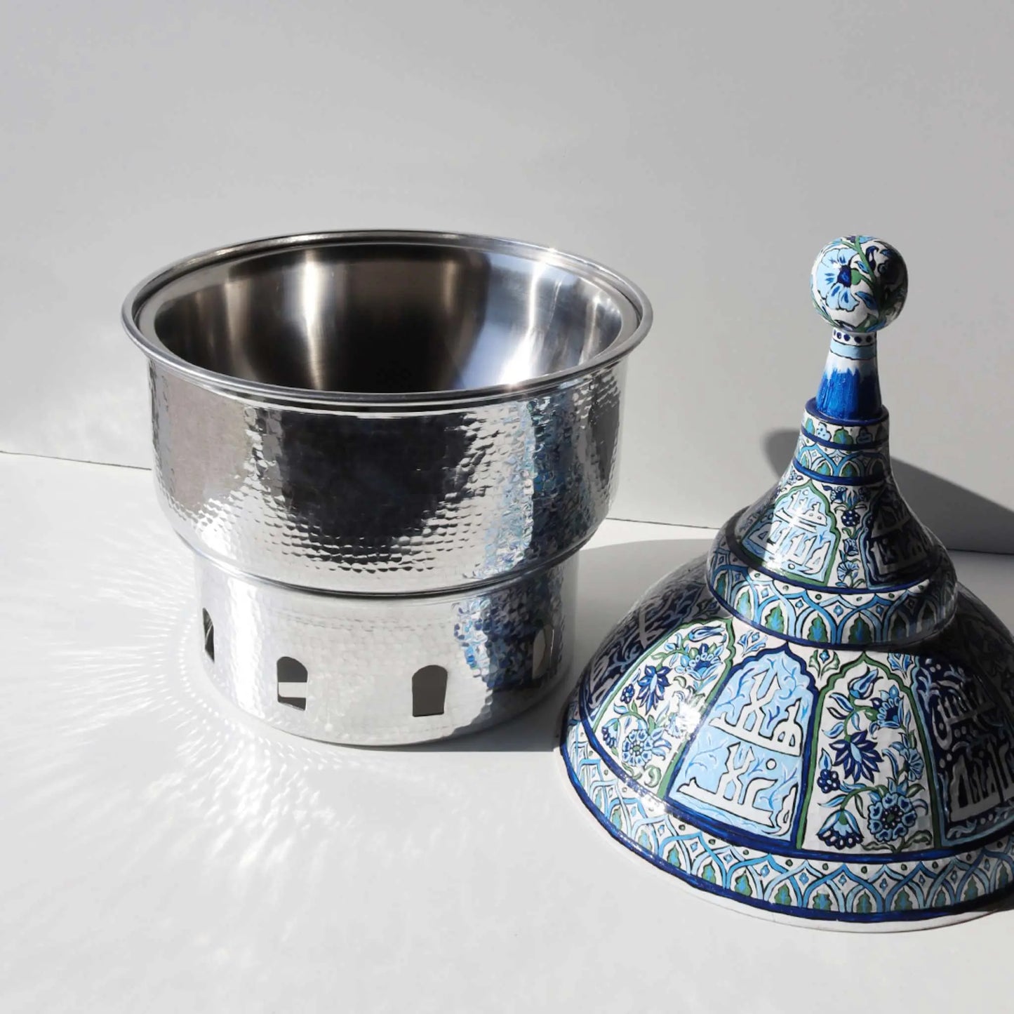 Blue and White Sakhan Set Syrian Products