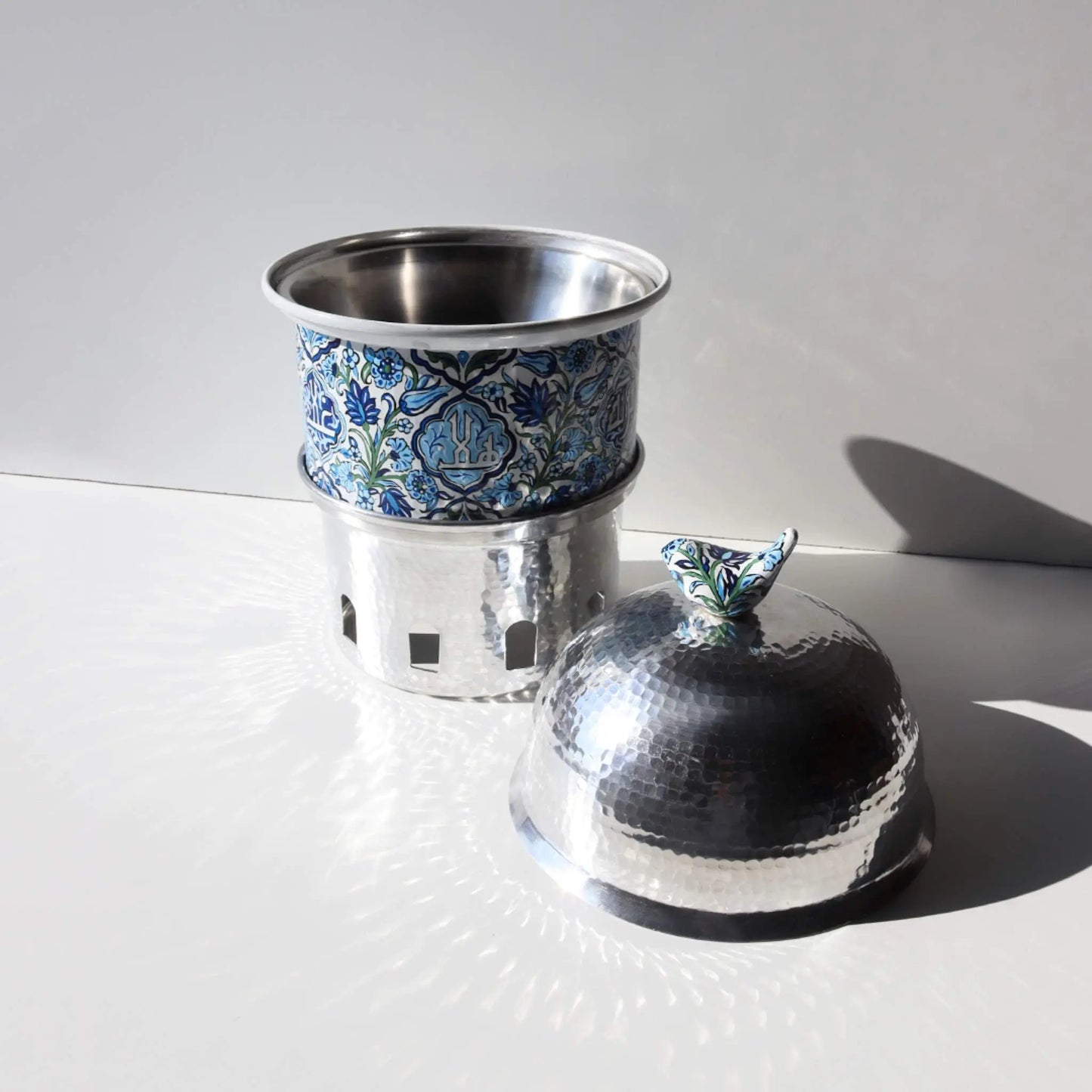 Blue and White Sakhan Set Syrian Products