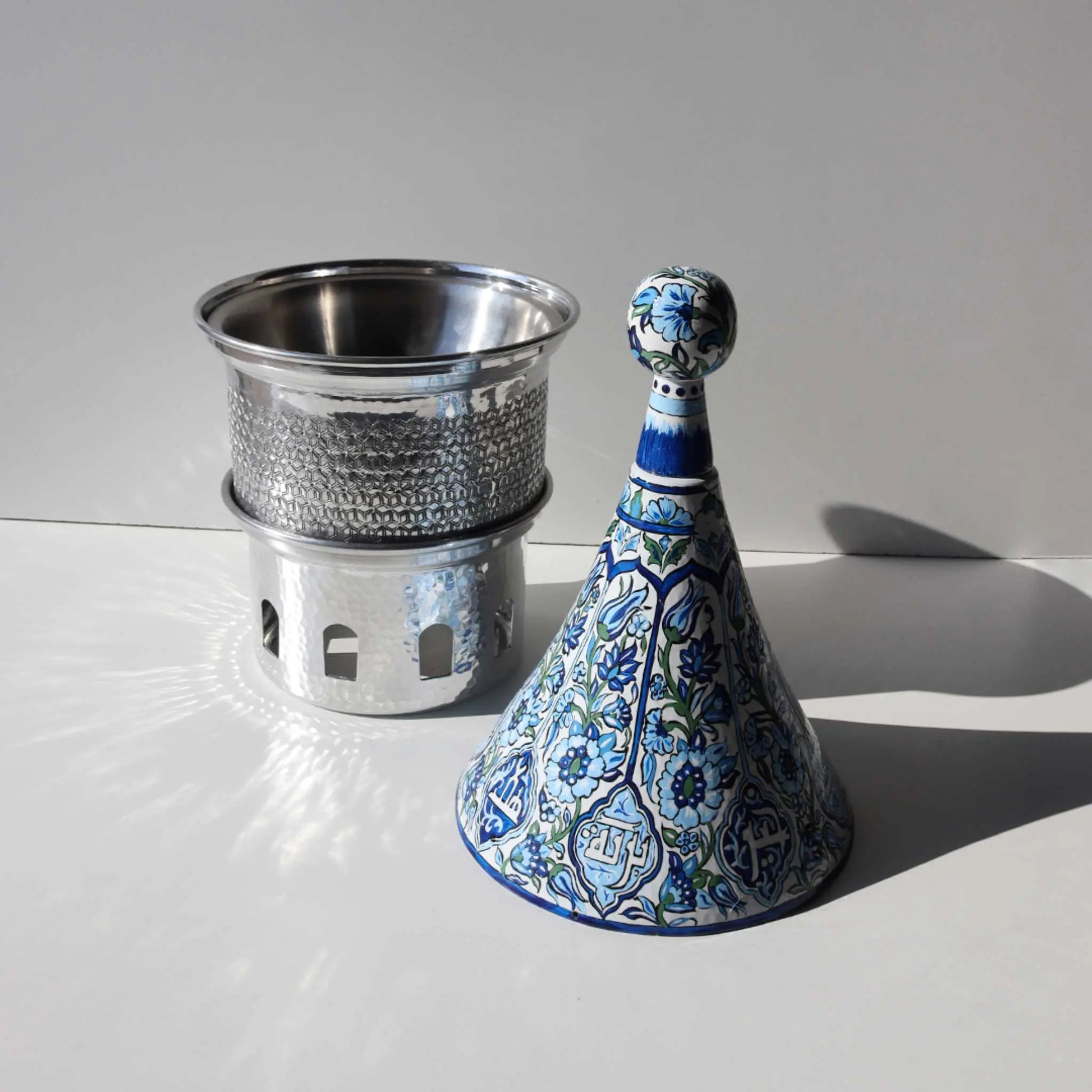 Blue and White Sakhan Set Syrian Products