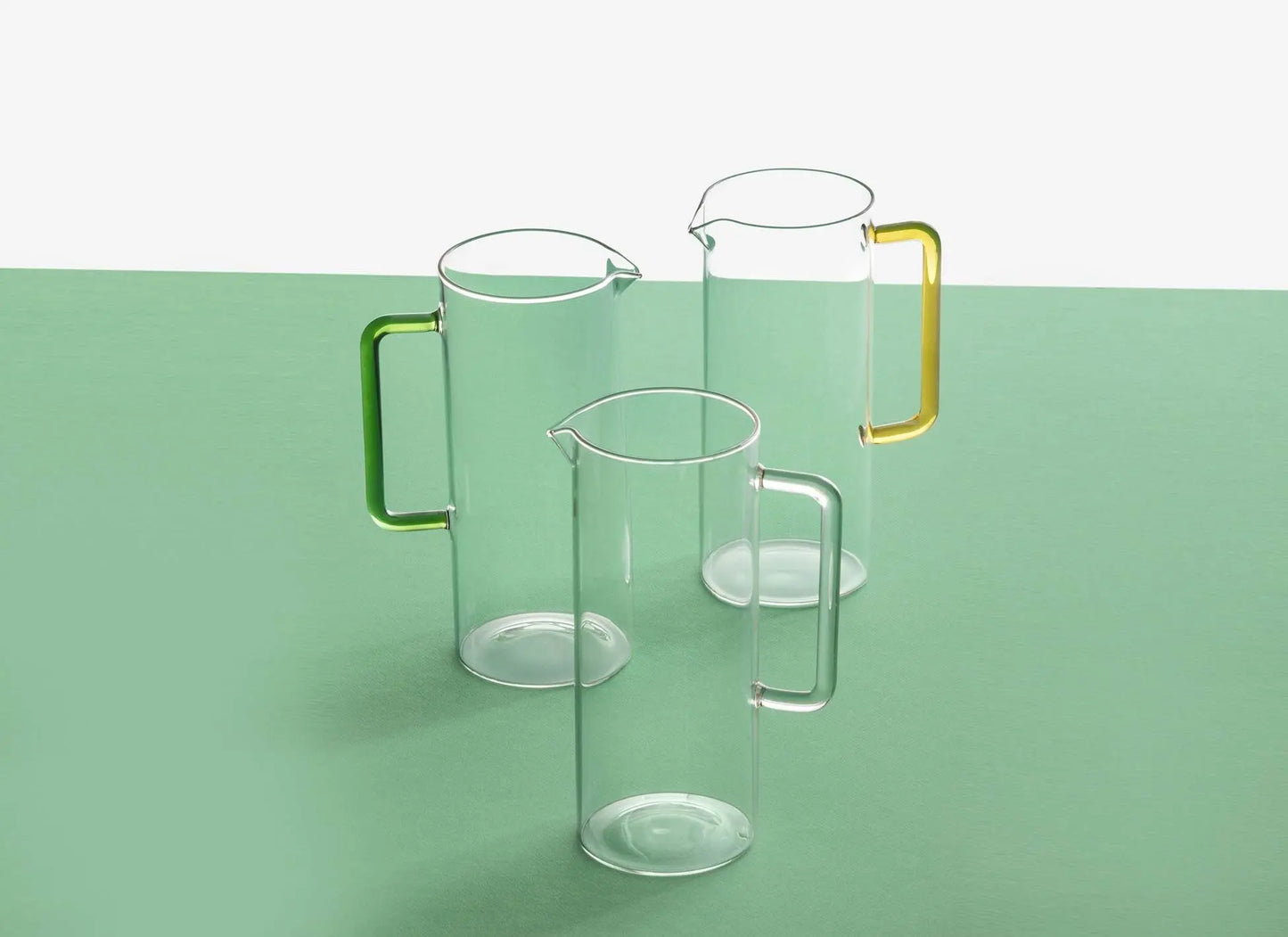 Tube Jug with Green Handle - Pieces SA