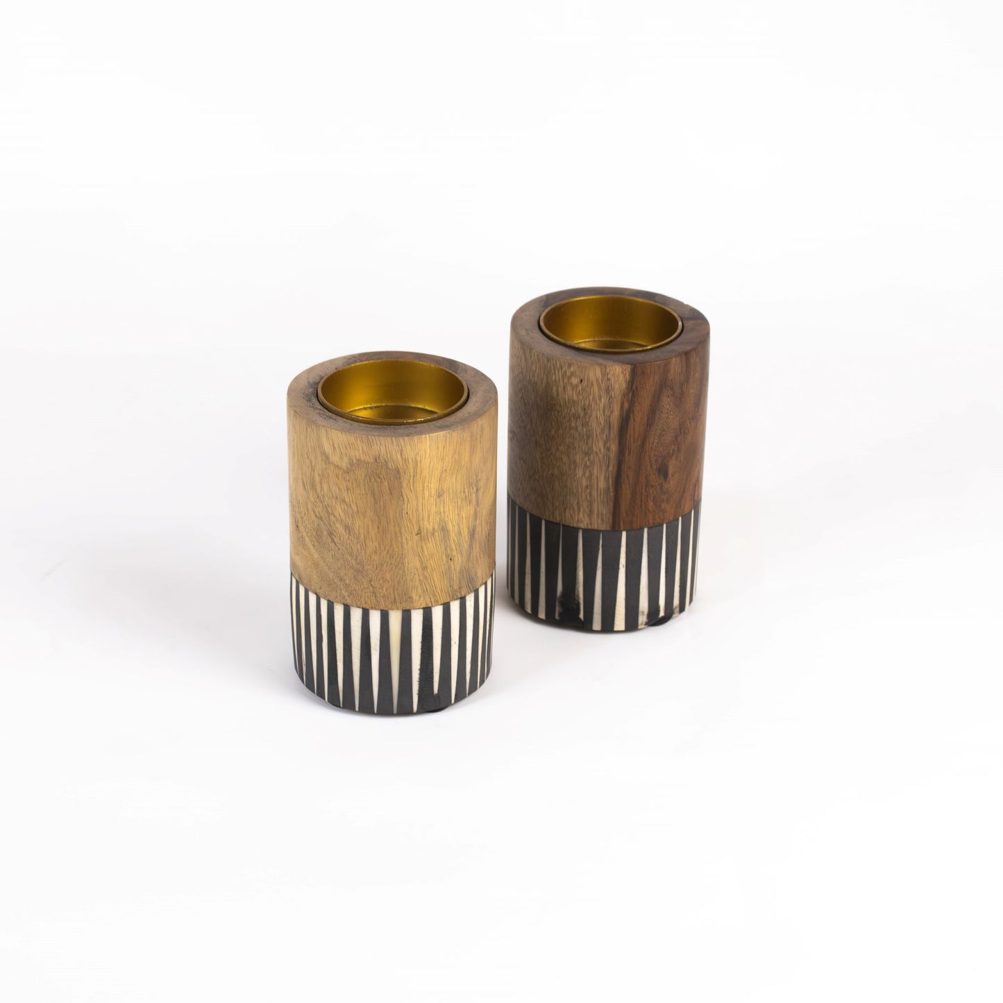 Inlay Mubkhar Round Crown Black Set of 2