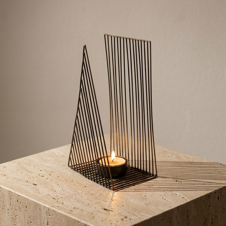 Tea Light Line On Line