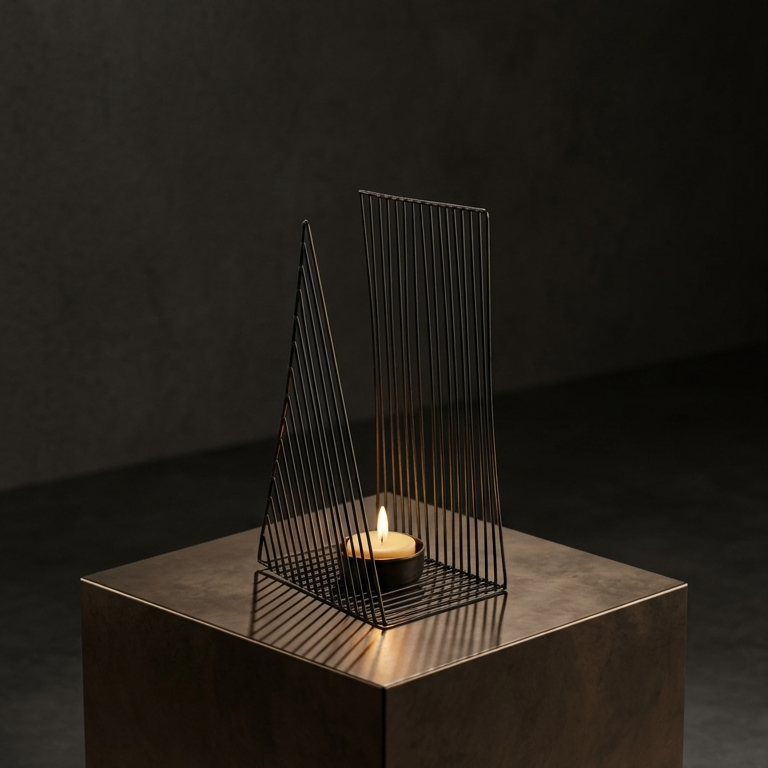 Tea Light Line On Line