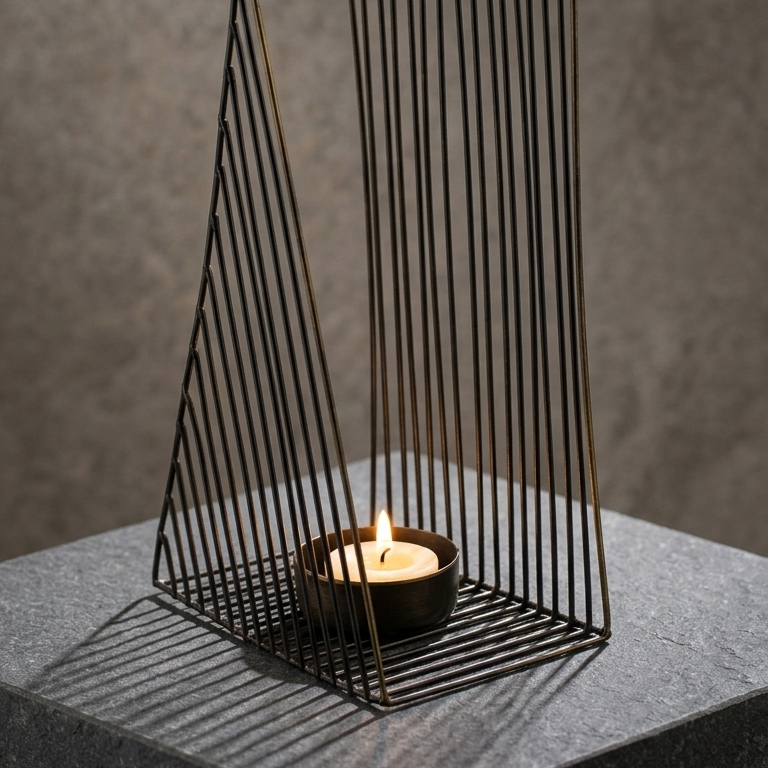 Tea Light Line On Line