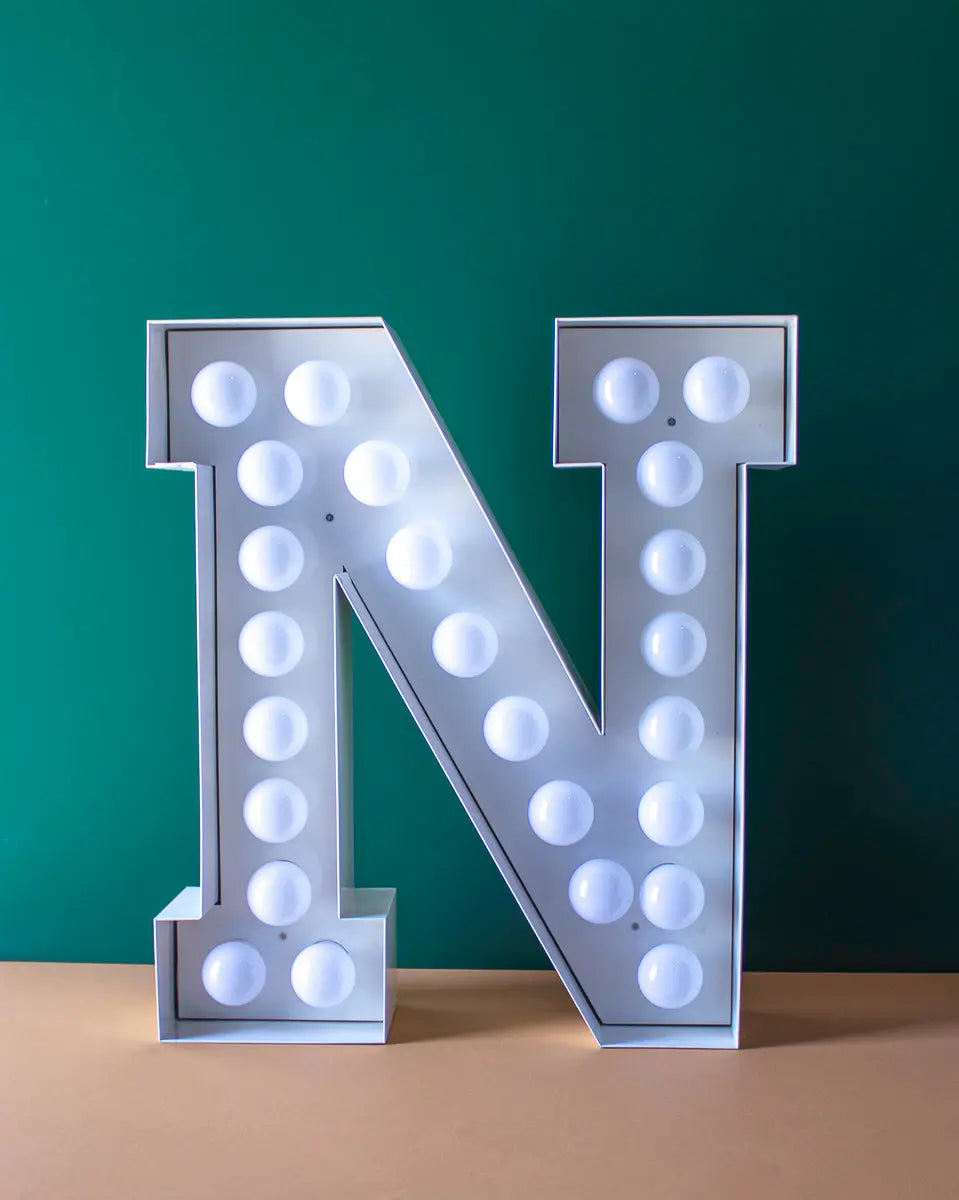 Vegaz Metal Letter N - Pieces SA