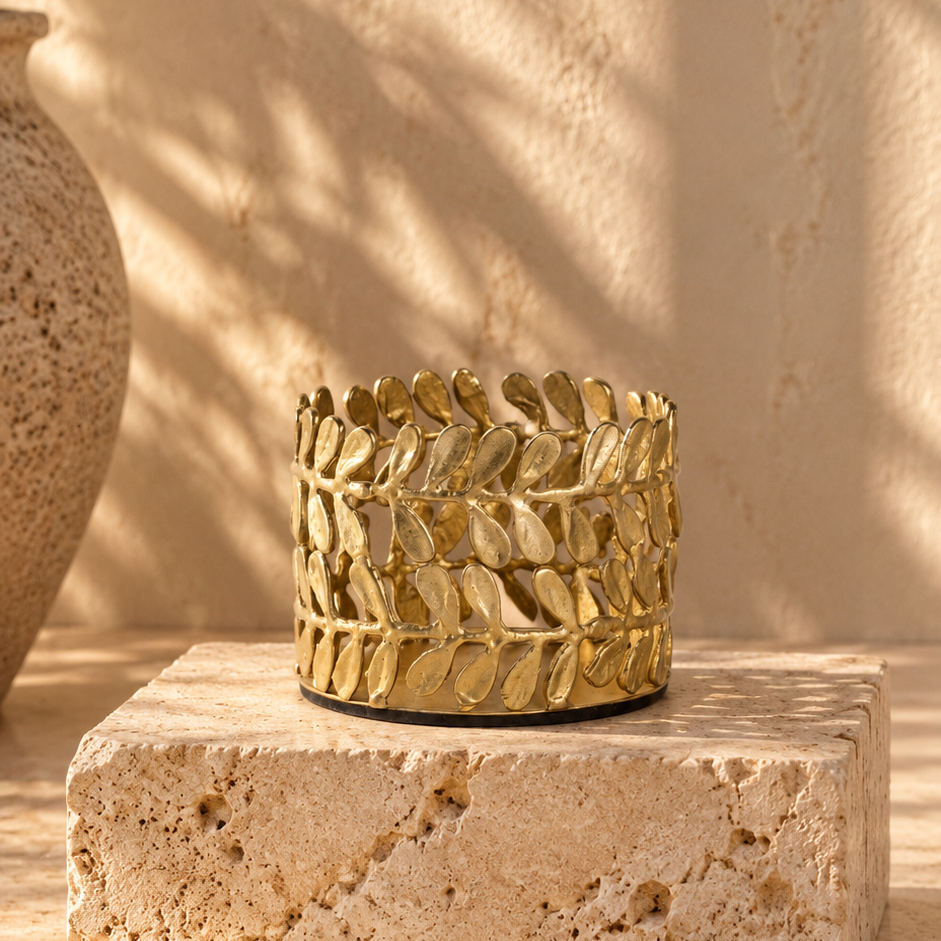 Candle Holder Mini Imli Leaf